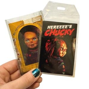 Bioworld Childs Play Chucky Collectible Cards Set Horror Movie Memorabilia